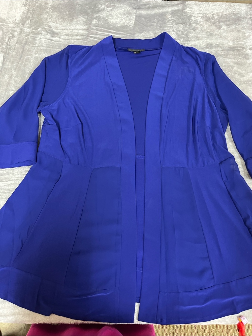 Scarlett Royal Blue Open-Front Blazer Jacket